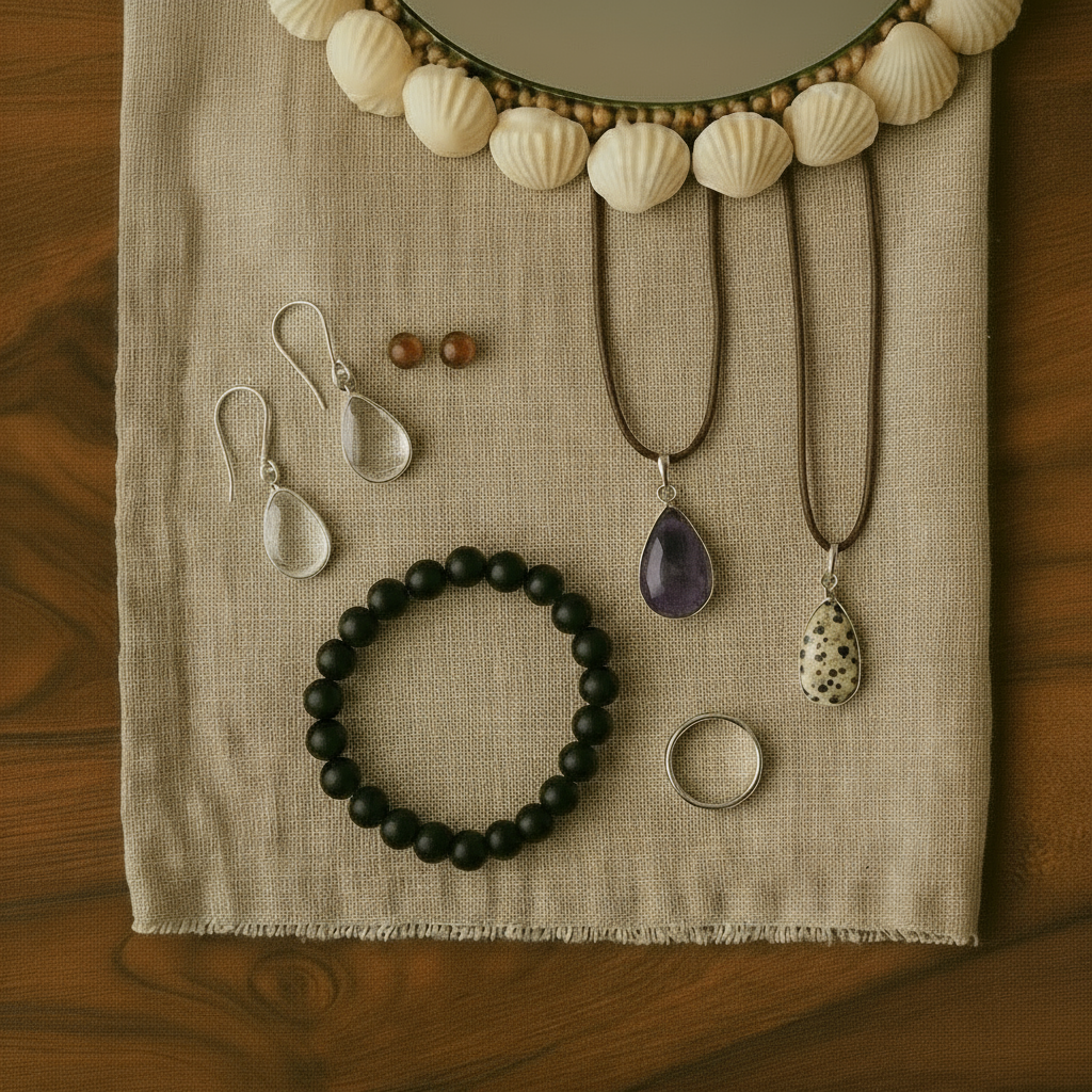 Smycken, halsband, armband, örhängen