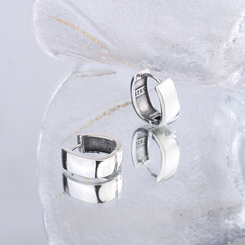 8. Trendiga örhängen i silver | geometrisk elegans