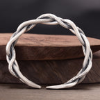 Justerbart silverarmband | tvinnad design