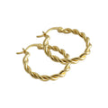 3. Handgjorda silverörhängen | Loop & Twist