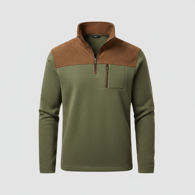 Klassisk tröja med dragkedja - enkel, elegant och självklar