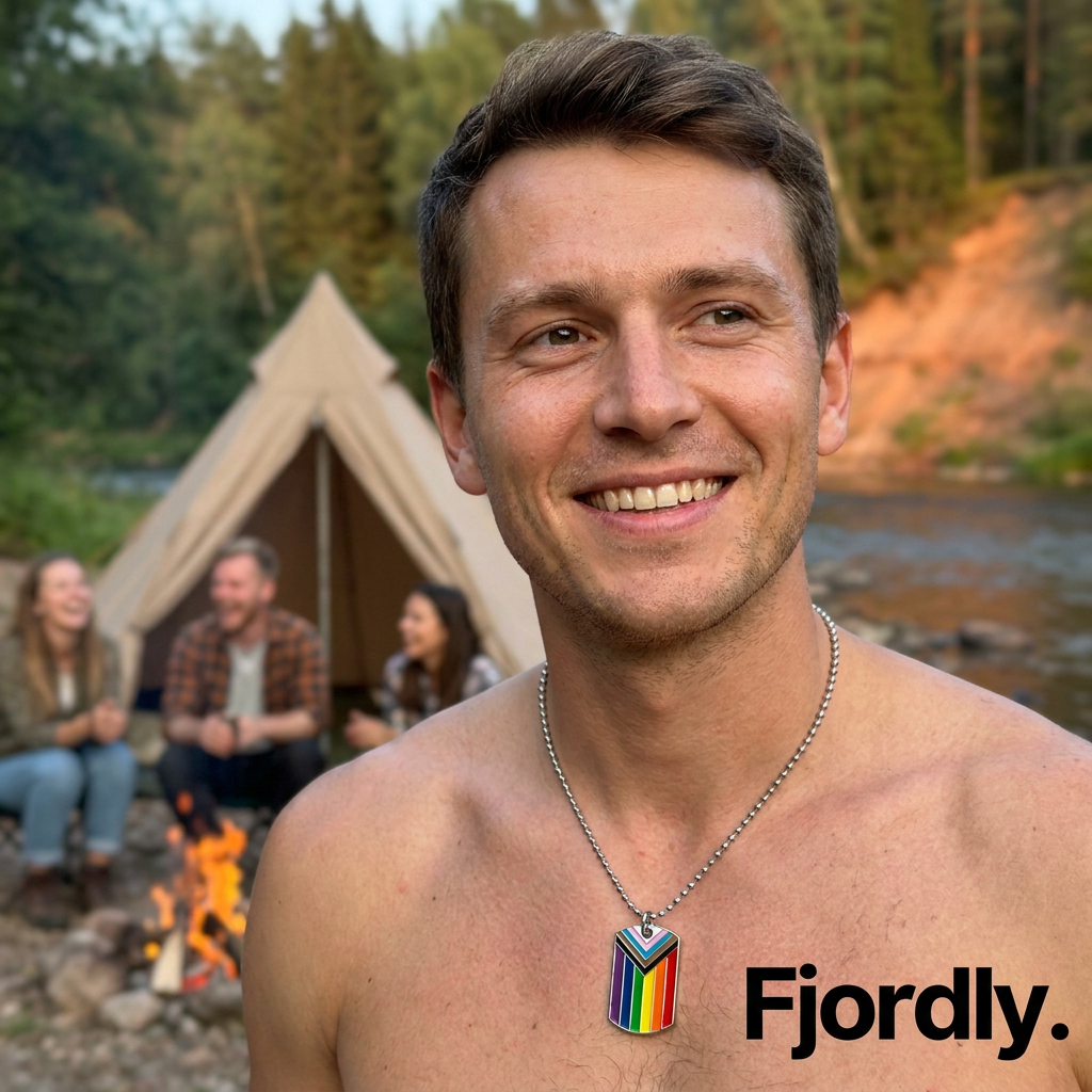 Pridehalsband i rostfritt stål | Symbol för kärlek & stolthet
