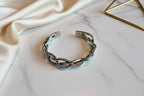 Justerbart silverarmband | tvinnad design