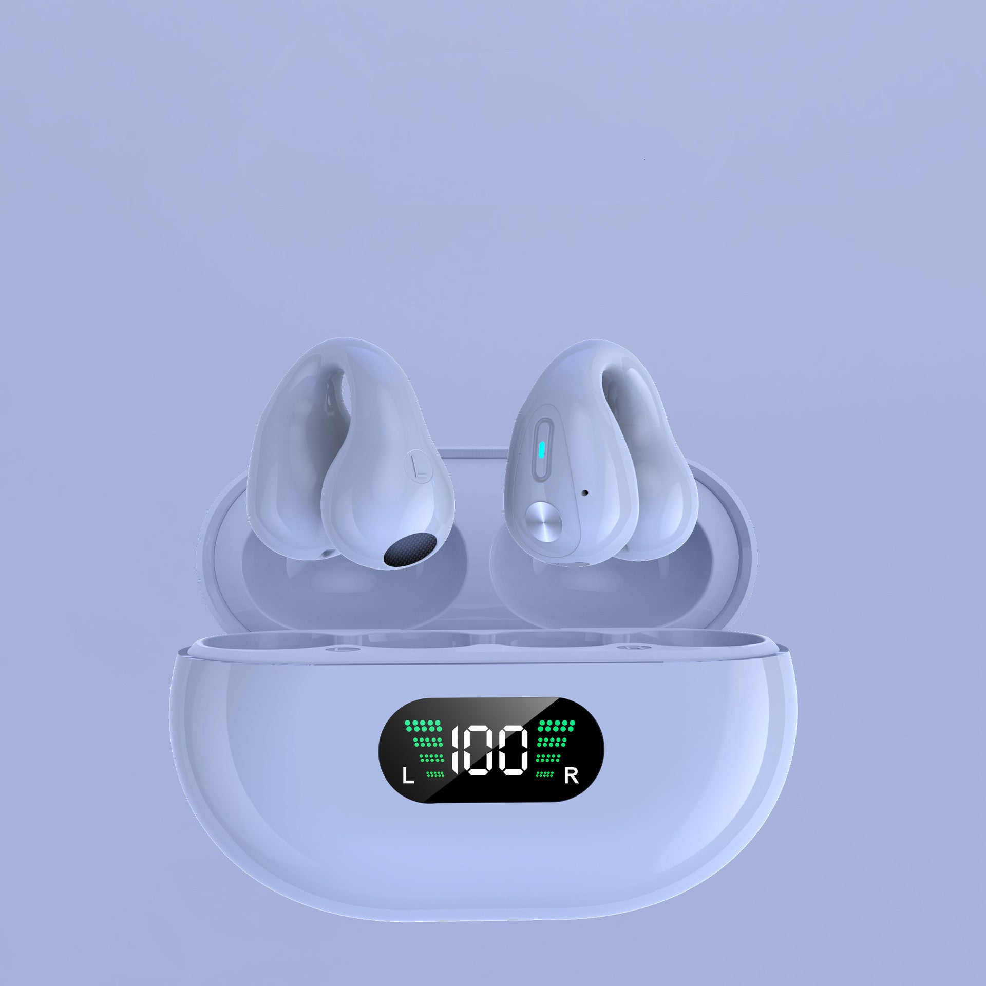 Touchhörlurar med ear-clip-design