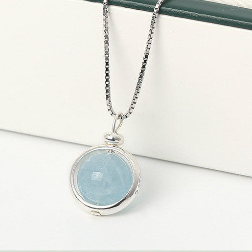 Jordens skatter - klotformat halsband med din personliga månadssten