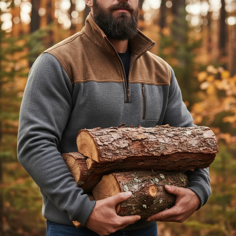 Klassisk tröja med dragkedja - enkel, elegant och självklar