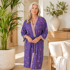 Elegant kimono i vackert vävd bomull | Känn dig gudomlig