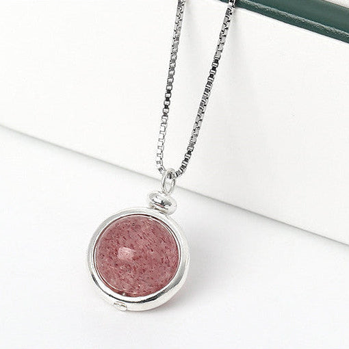 Jordens skatter - klotformat halsband med din personliga månadssten