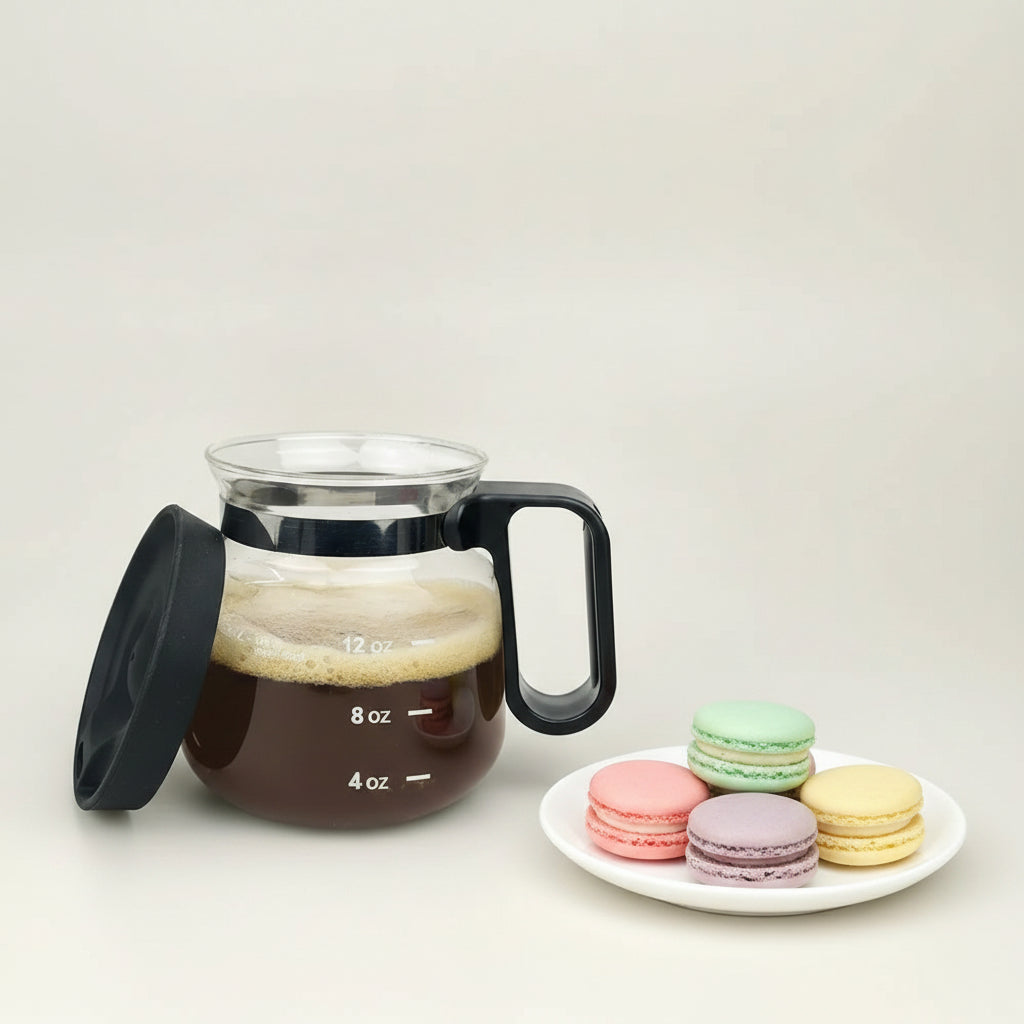 Kaffekanna med macaroons