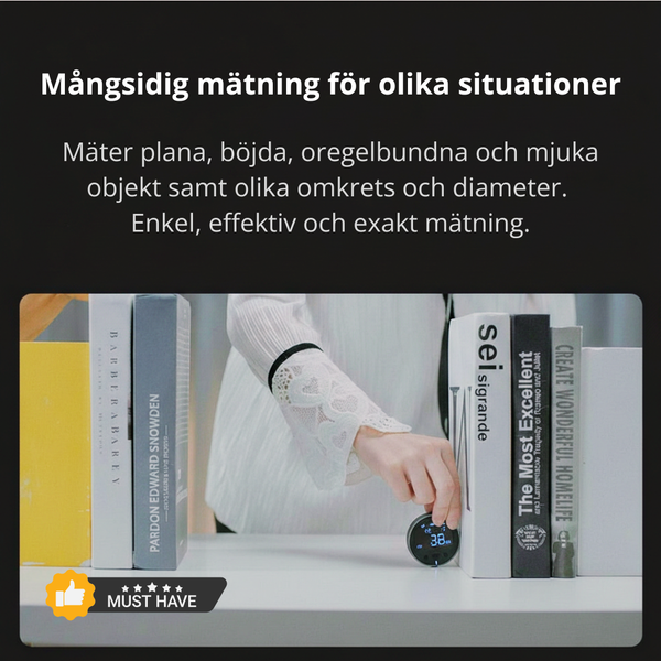 Digitalt måttband - kompakt, snabbt, enkelt och pålitligt