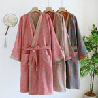 Elegant kimono i vackert vävd bomull | Känn dig gudomlig