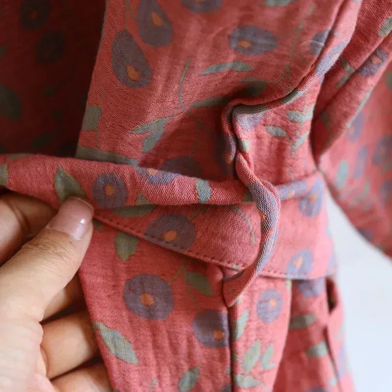 Elegant kimono i vackert vävd bomull | Känn dig gudomlig