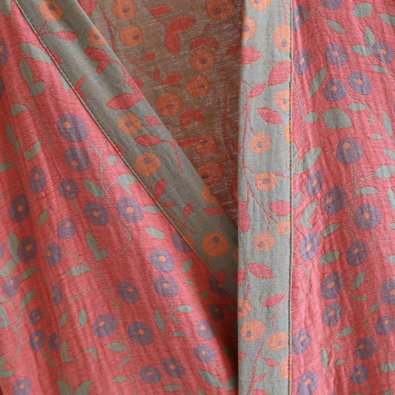 Elegant kimono i vackert vävd bomull | Känn dig gudomlig