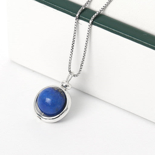 Jordens skatter - klotformat halsband med din personliga månadssten