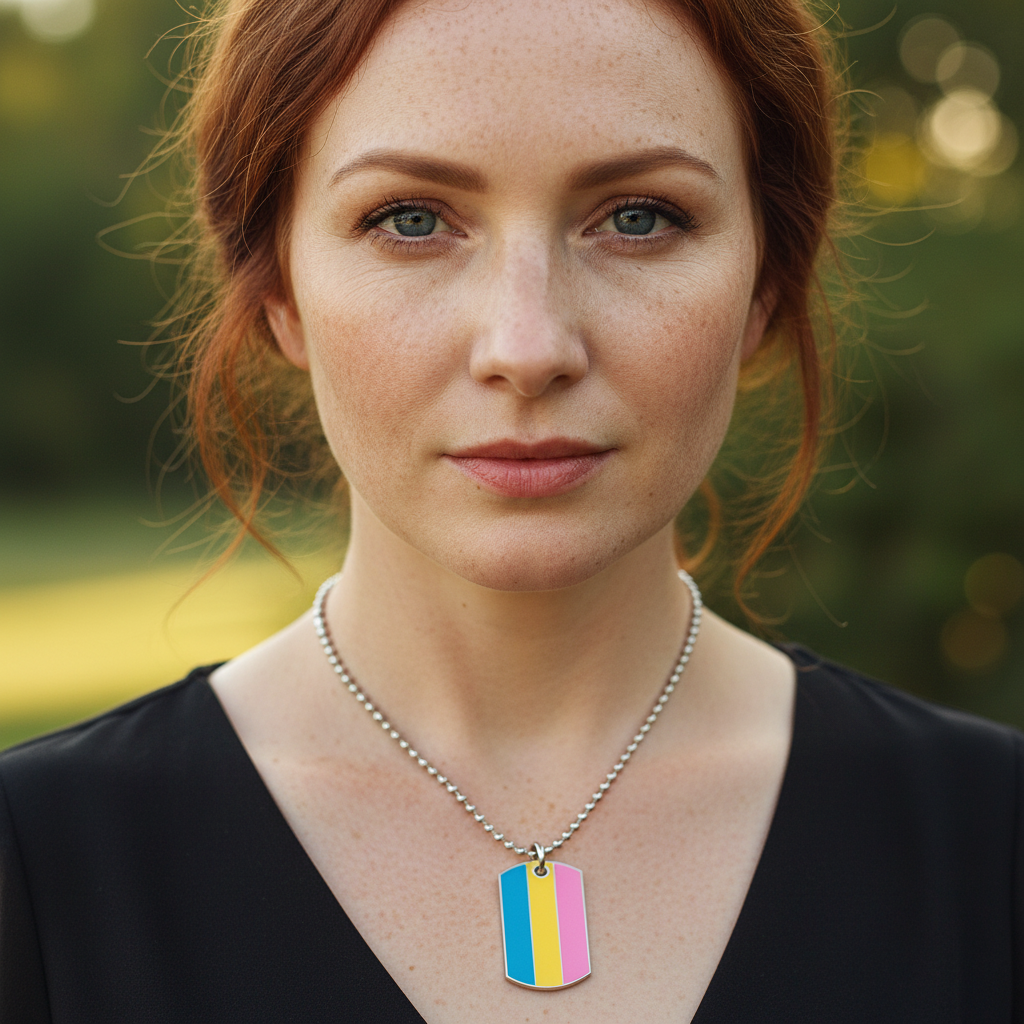 Pridehalsband i rostfritt stål | Symbol för kärlek & stolthet